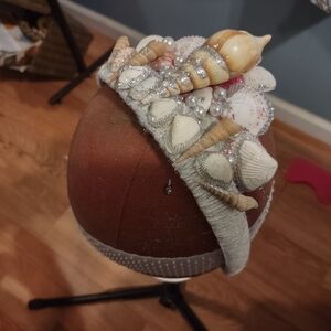 Beach sea shell wedding Crown